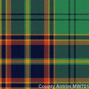 8 Yard Hand Made Kilt - Irish County Tartans