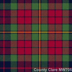 8 Yard Hand Made Kilt - Irish County Tartans