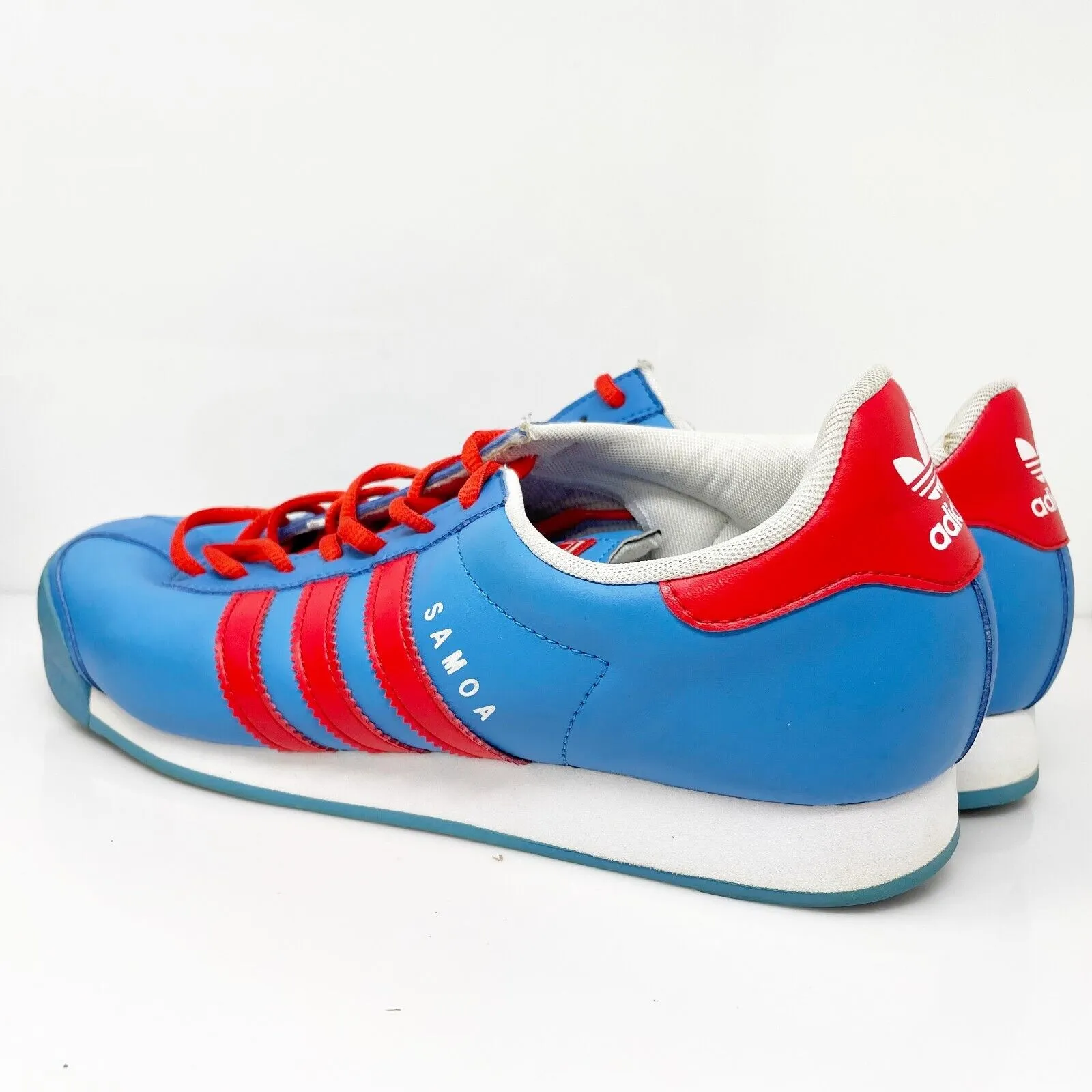 Adidas Womens Samoa G56769 Blue Casual Shoes Sneakers Size 11