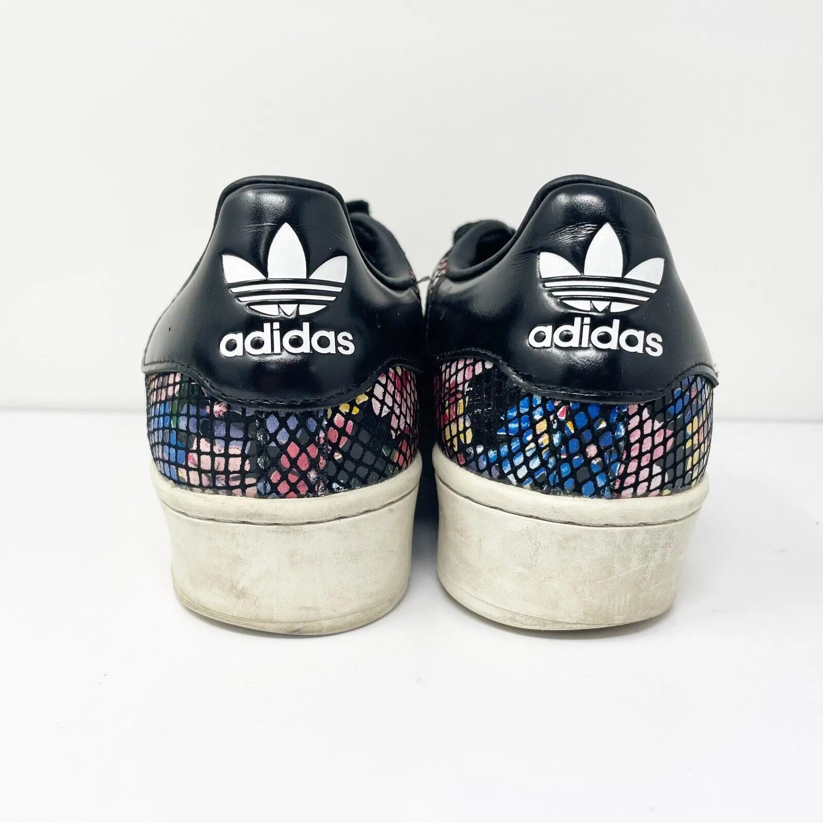 Adidas Womens Superstar Bold FW3701 Black Casual Shoes Sneakers Size 6.5