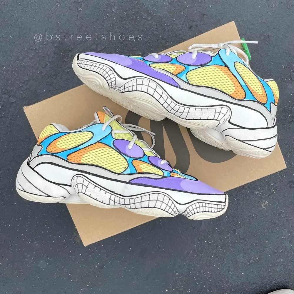 Adidas Yeezy 500 Cartoon Style