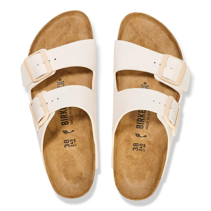 Arizona - The Birkenstock Signature Double Band Sandal in Eggshell