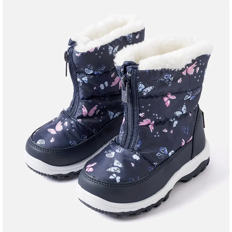 Big Star KK374236 butterfly snow boots multicolored