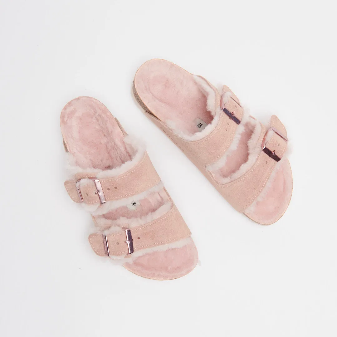 Birkenstock - Arizona Shearling (Light Rose)