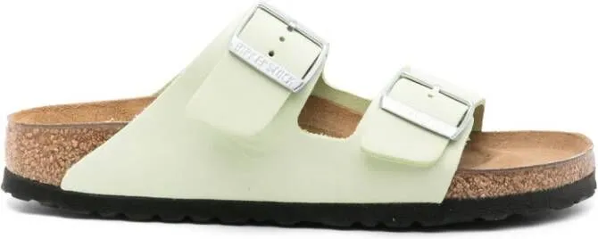 Birkenstock Arizona suede slides Green