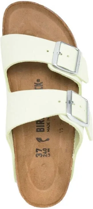 Birkenstock Arizona suede slides Green