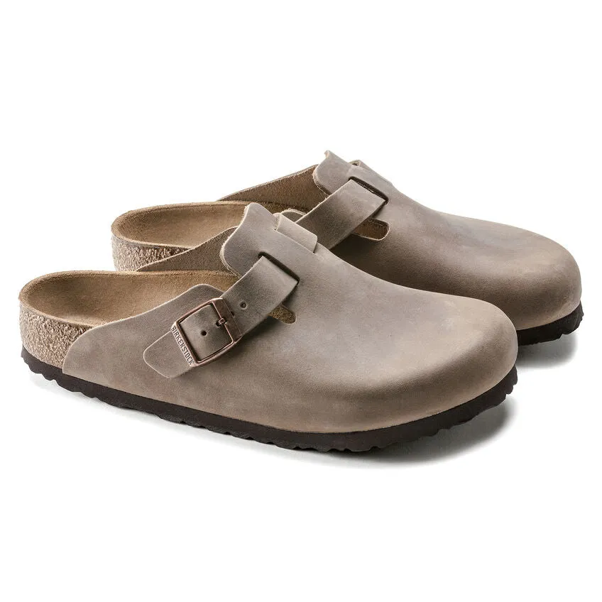 Birkenstock Boston - Tobacco | Oiled Leather - 960811