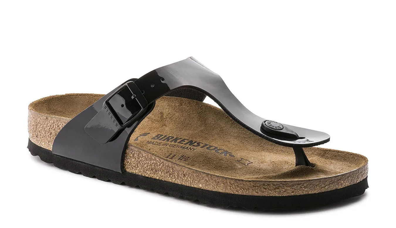 Birkenstock Gizeh BF Patent Black Regular Fit