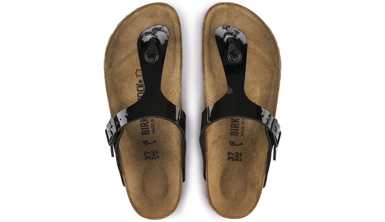 Birkenstock Gizeh BF Patent Black Regular Fit