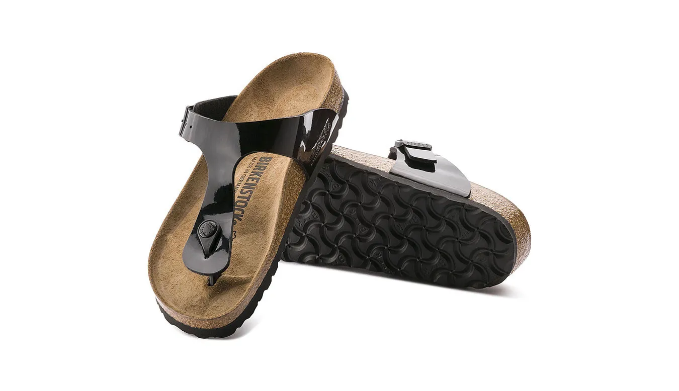 Birkenstock Gizeh BF Patent Black Regular Fit