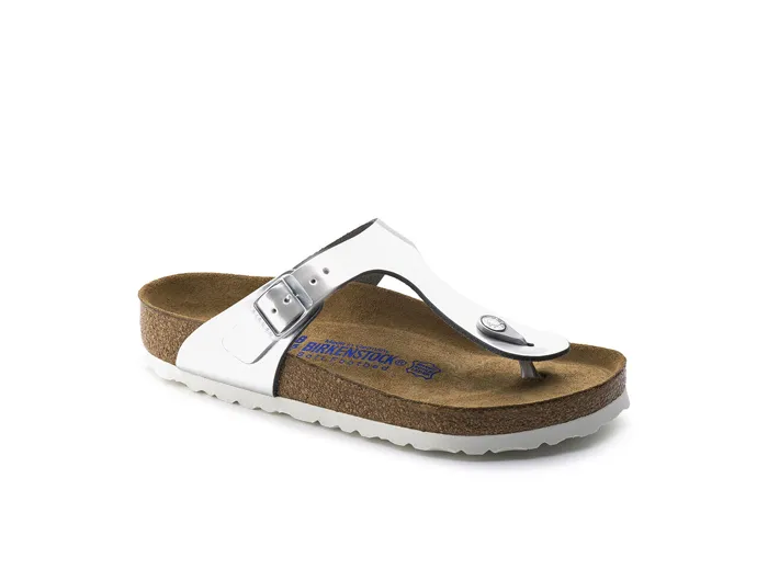 Birkenstock Gizeh Soft Footbed - Metallic Leather