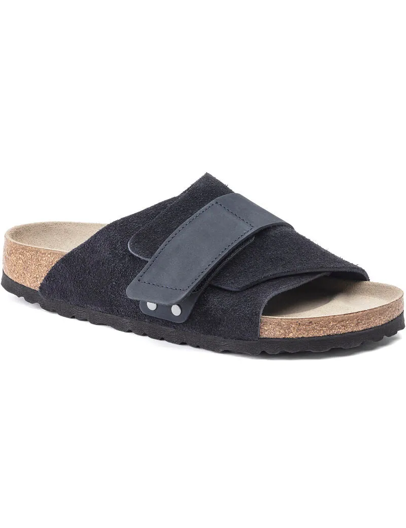 Birkenstock Kyoto Sandals Nubuck Suede Leather Midnight