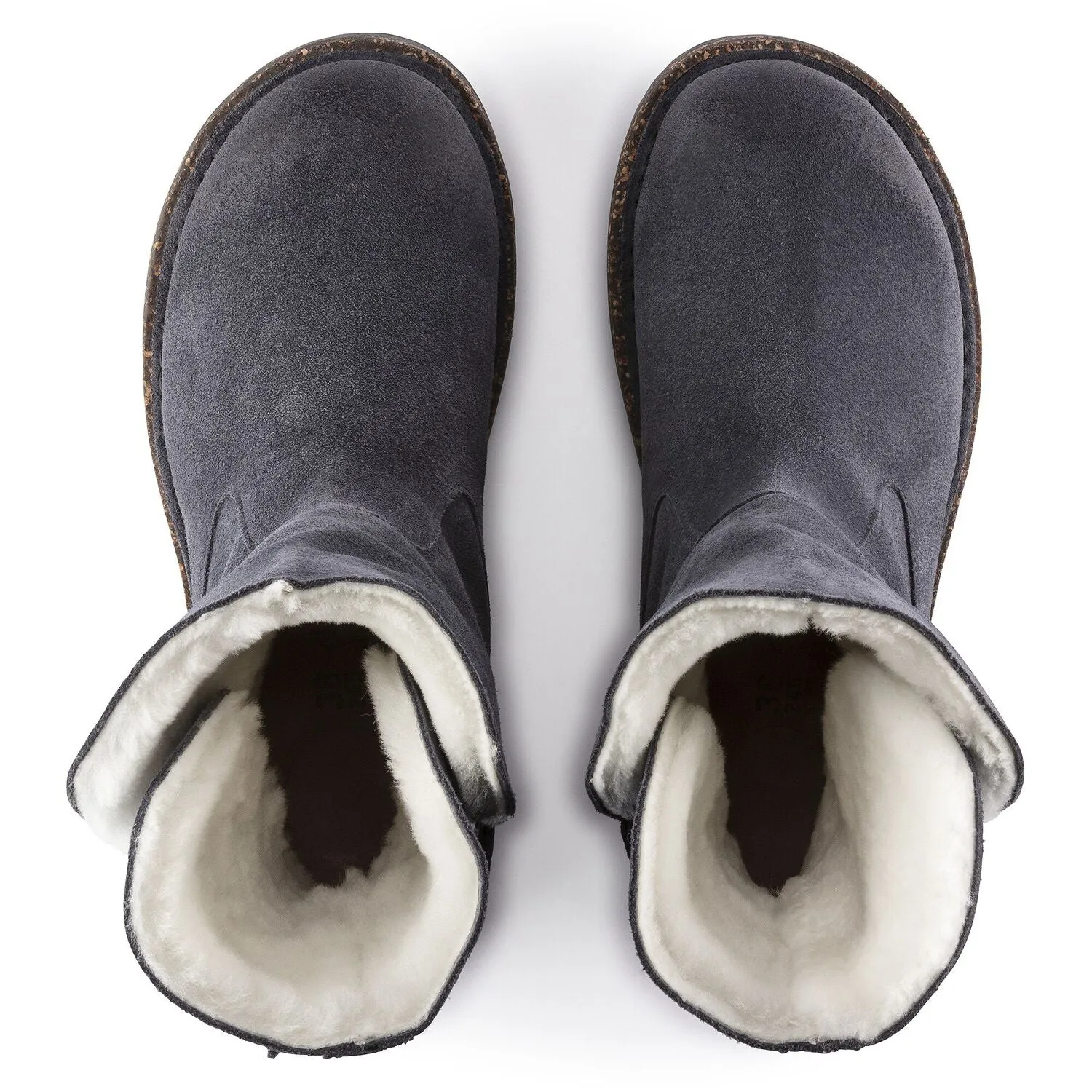 Birkenstock Uppsala Shearling Suede Graphite