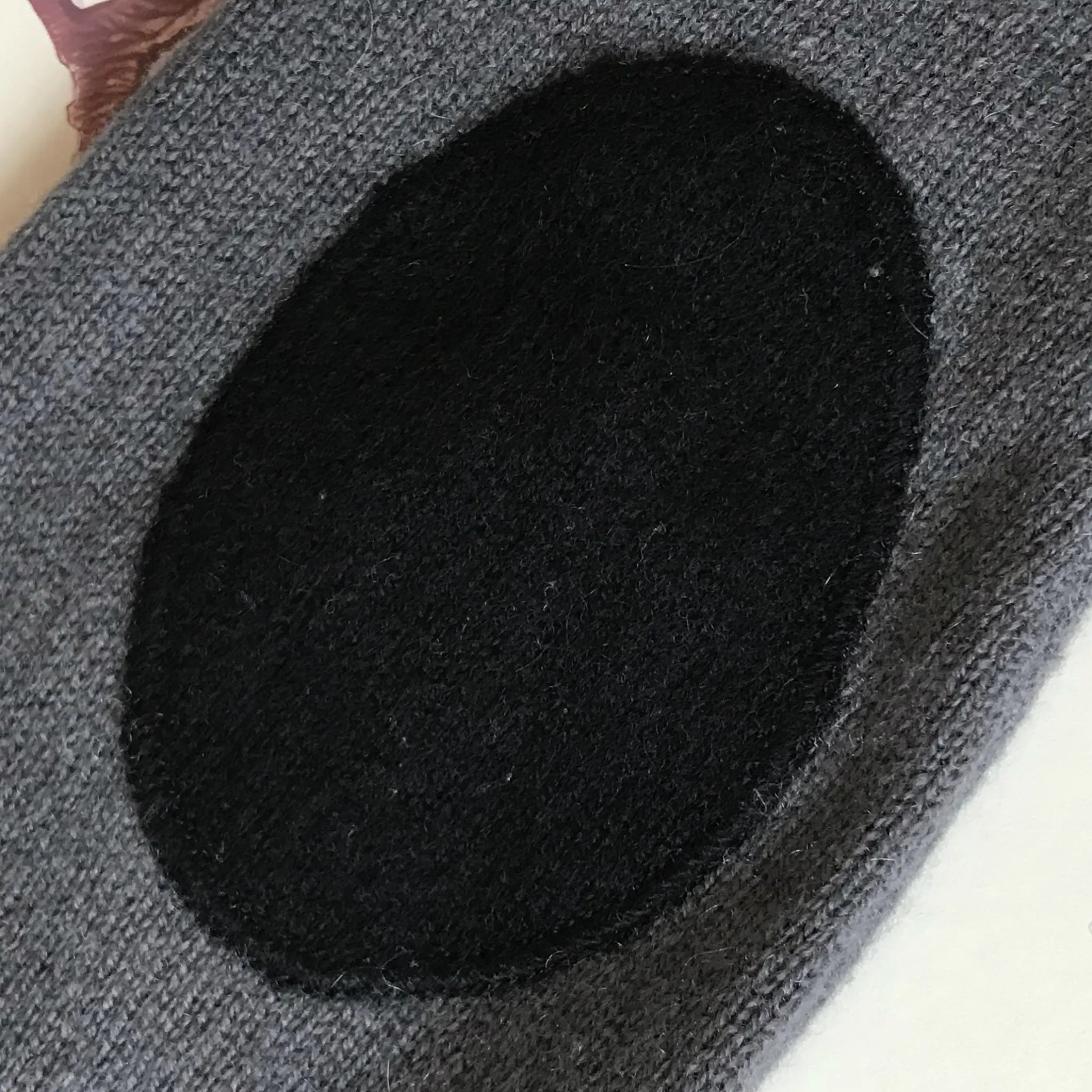 Bonpoint Dark Grey Cashmere V-Neck Jumper: 18 Months