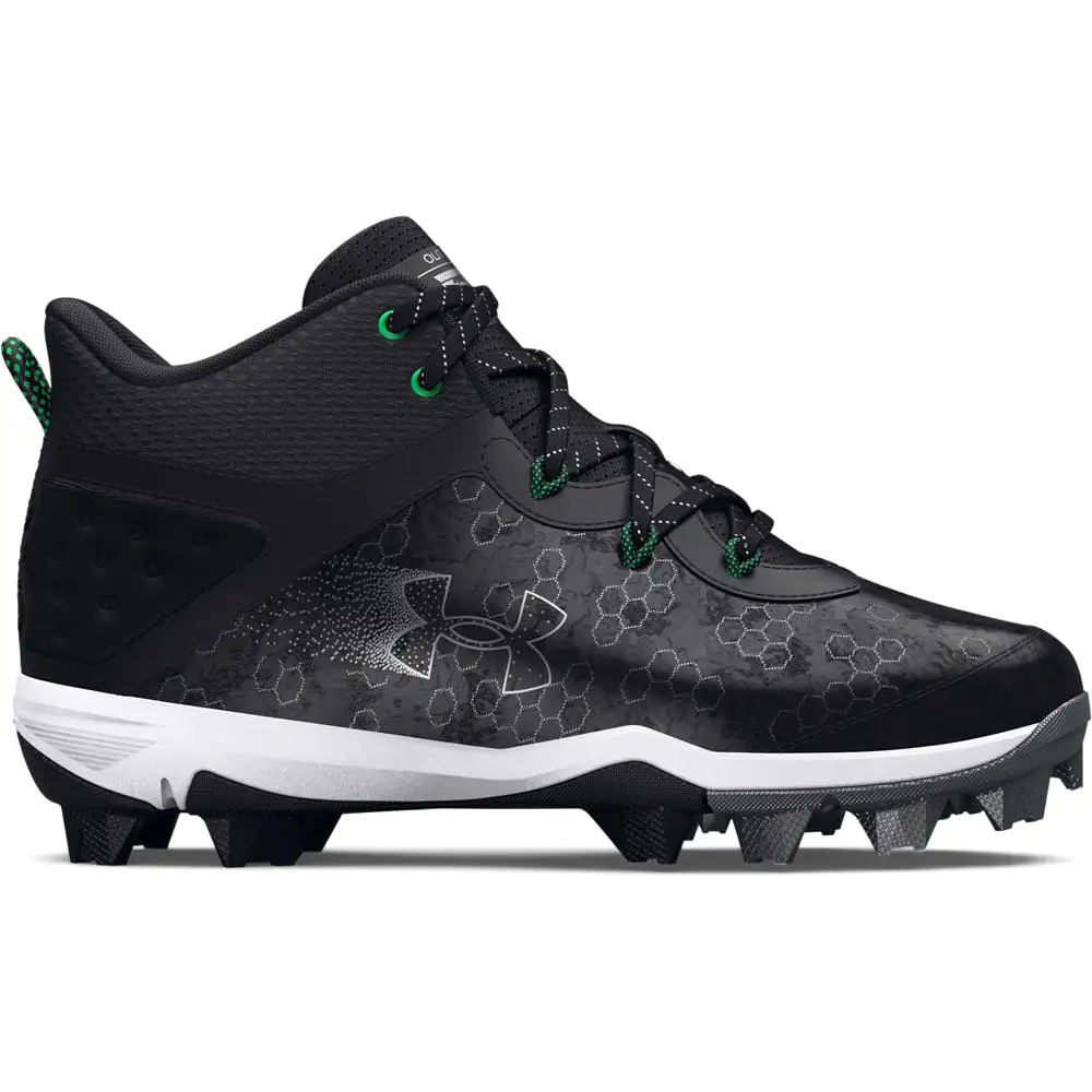 Boys' Under Armour Youth Harper 8 Mid RM Baseball Cleats