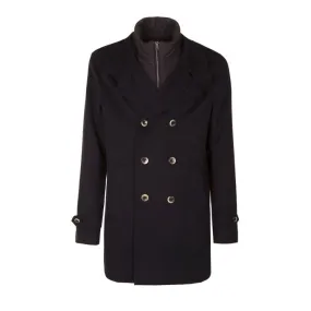 CAPPOTTO MISTO LANA Uomo Blu