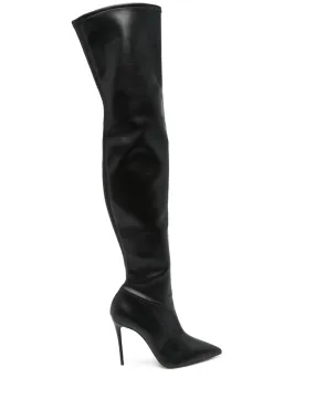 Casadei 100mm Julia boots - Black