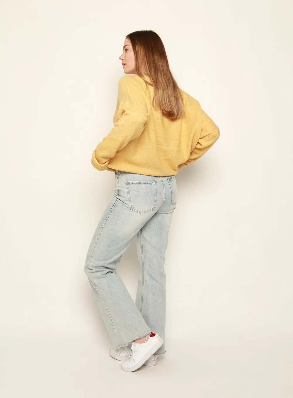 Christina Essential Knit Jumper-mustard