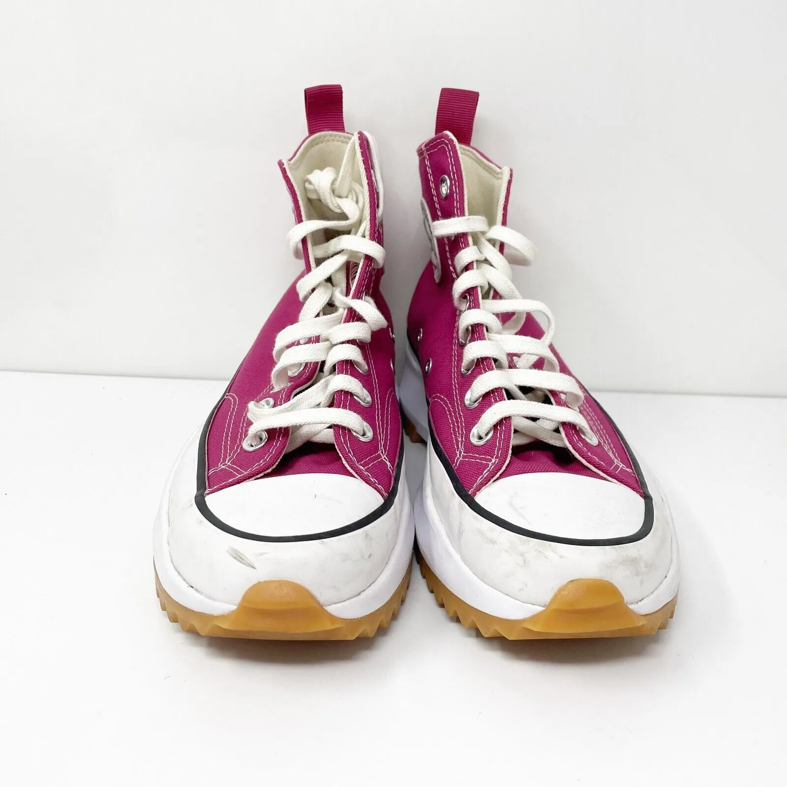 Converse Unisex Run Star Hike Hi 172362C Pink Casual Shoes Sneakers Size M6.5 W8