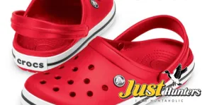 Crocs Shoes Red Clogs Unisex