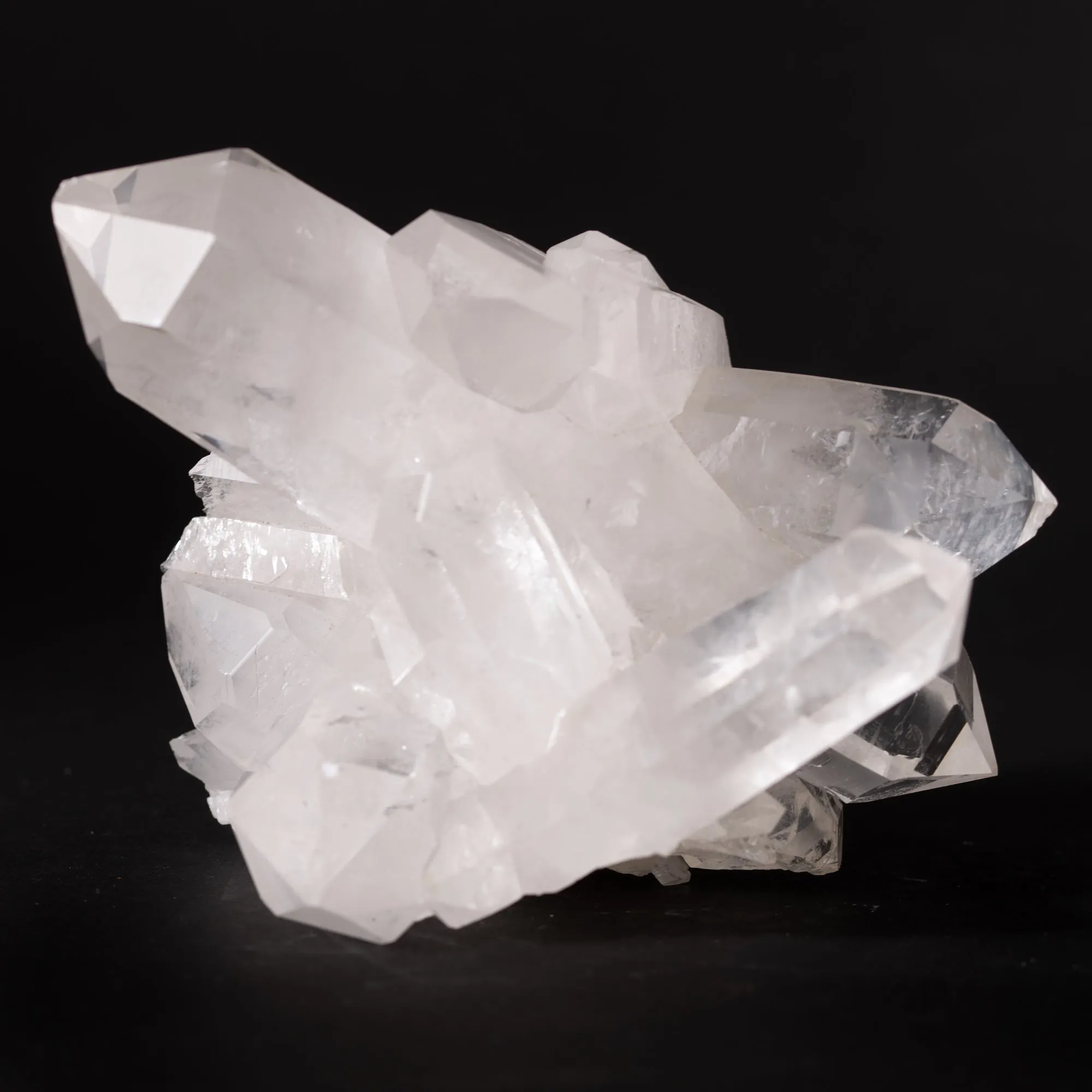 Double Tourmalinated Quartz Cluster- 1