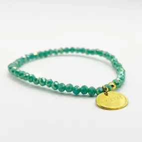 Elastic Lake Green Bracelet