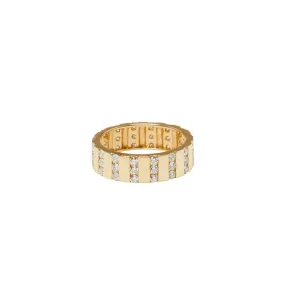 Gold Pillar Ring