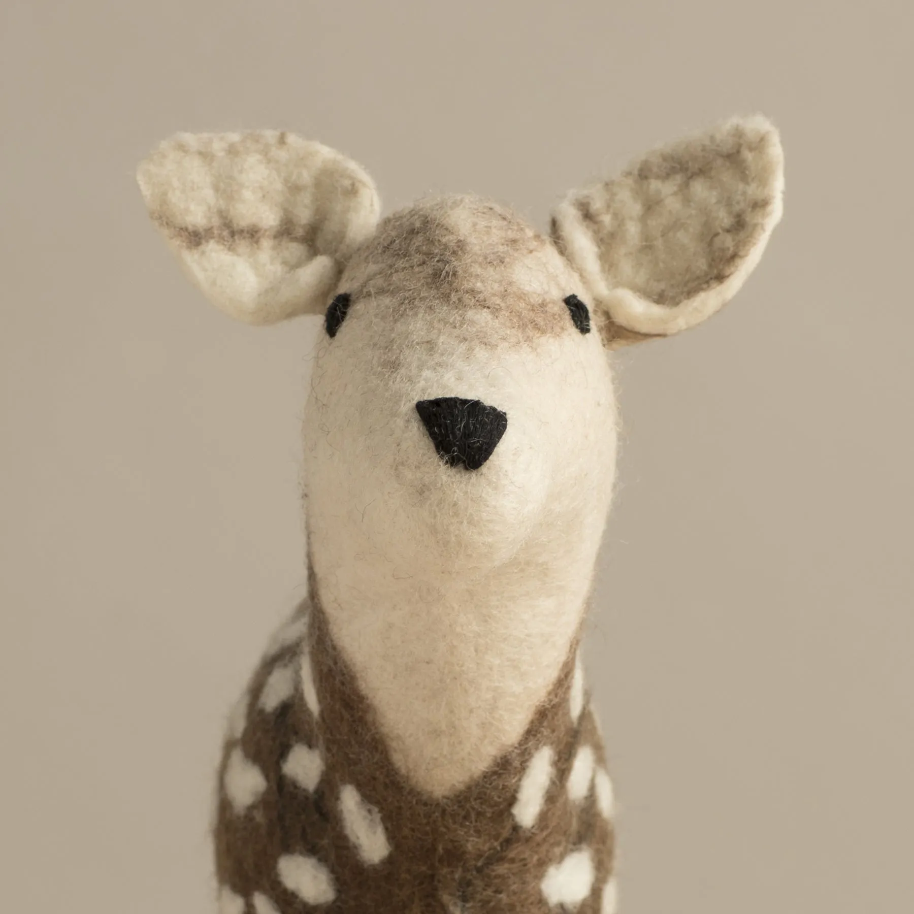 Hand Felted Deer Duo