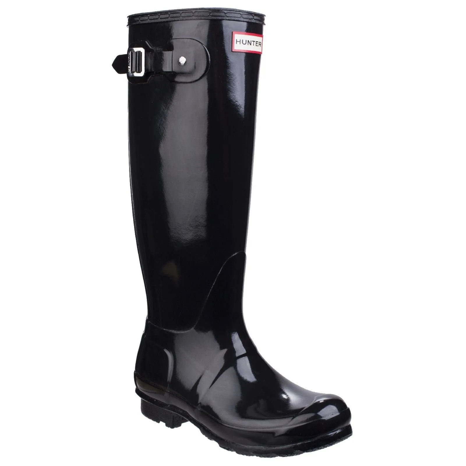 Hunter Original Tall Gloss Wellington Boots - Black