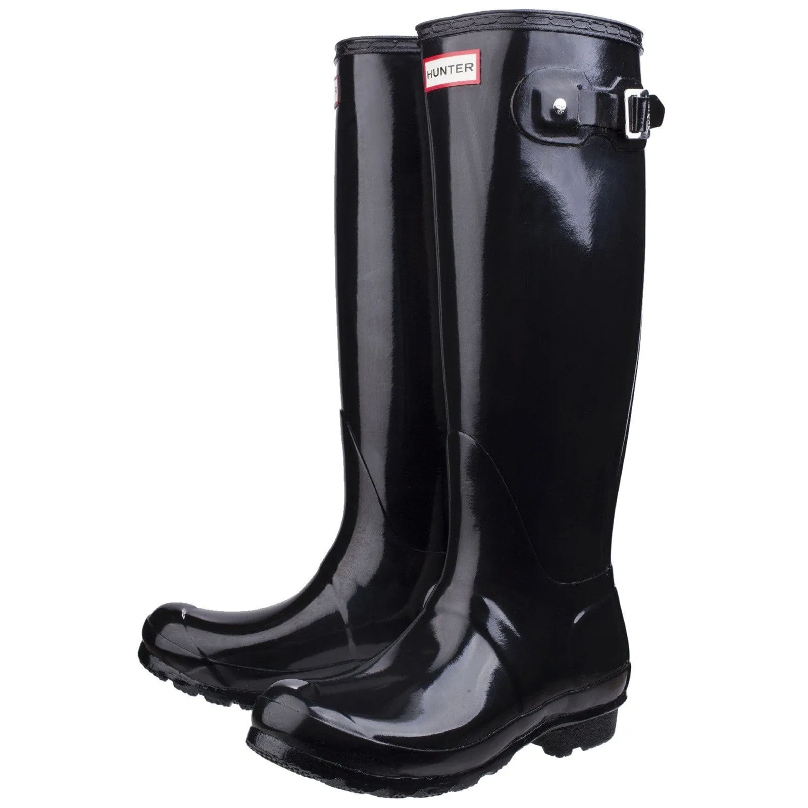 Hunter Original Tall Gloss Wellington Boots - Black