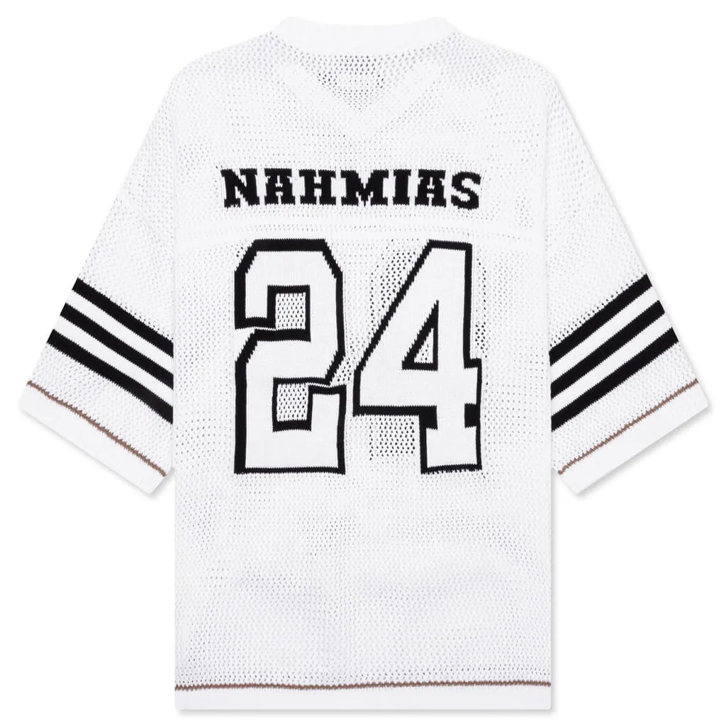 Knit 24 Football Shirt - White