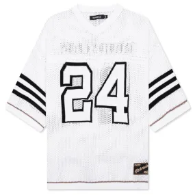 Knit 24 Football Shirt - White