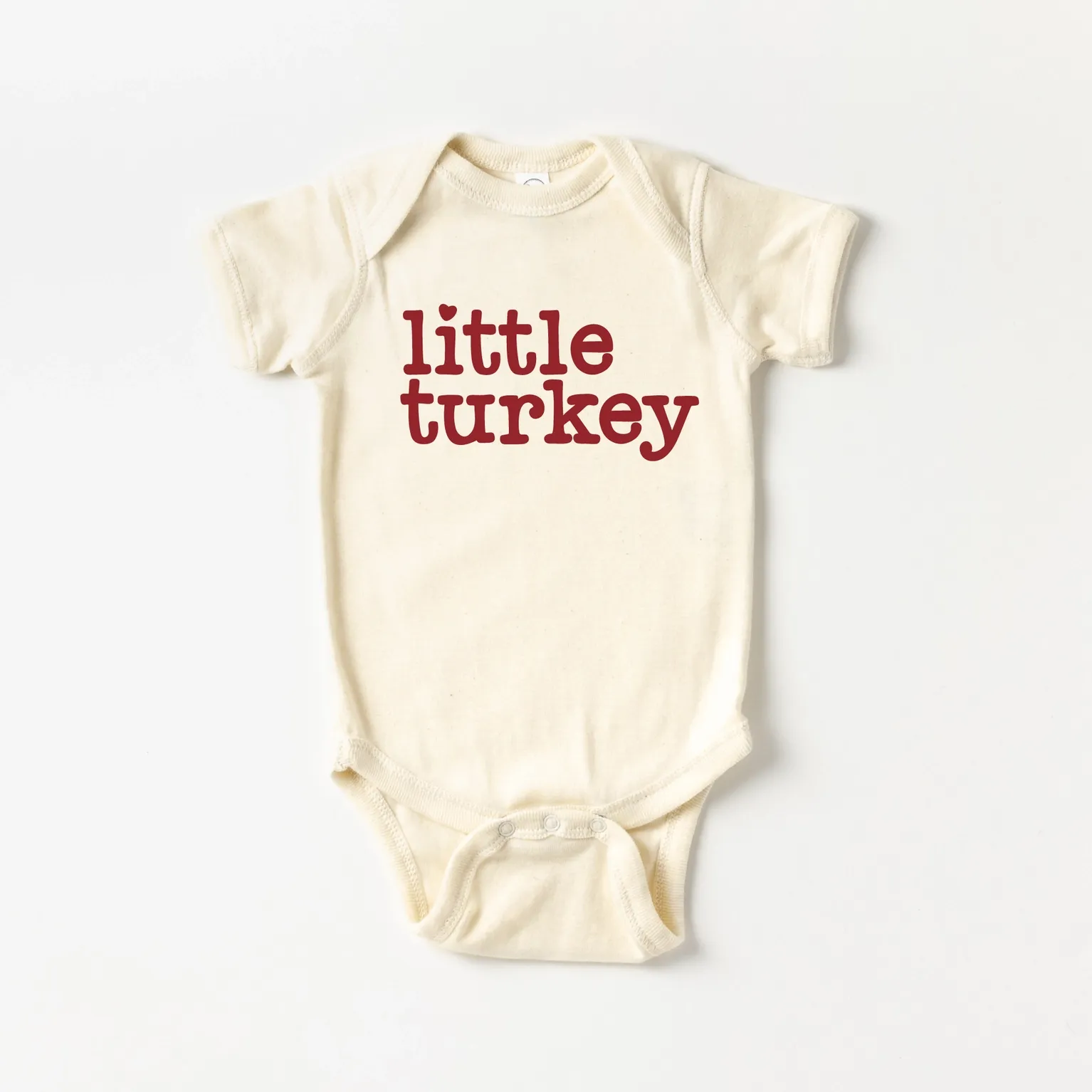 Little Turkey Bodysuit or T- Shirt / Natural