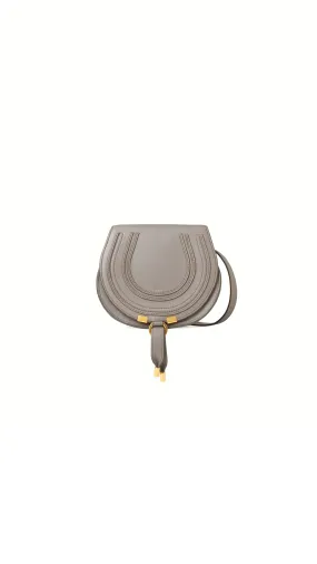 Marcie Small Saddle Bag - Cashmere Grey