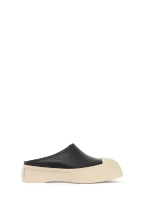 Marni Smooth Leather Pablo Clogs   Black