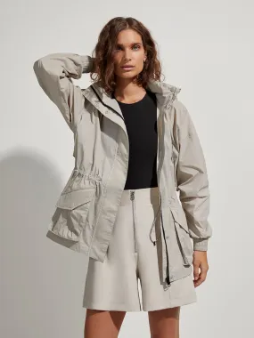 Nellie Relaxed Fit Windbreaker - DOVE