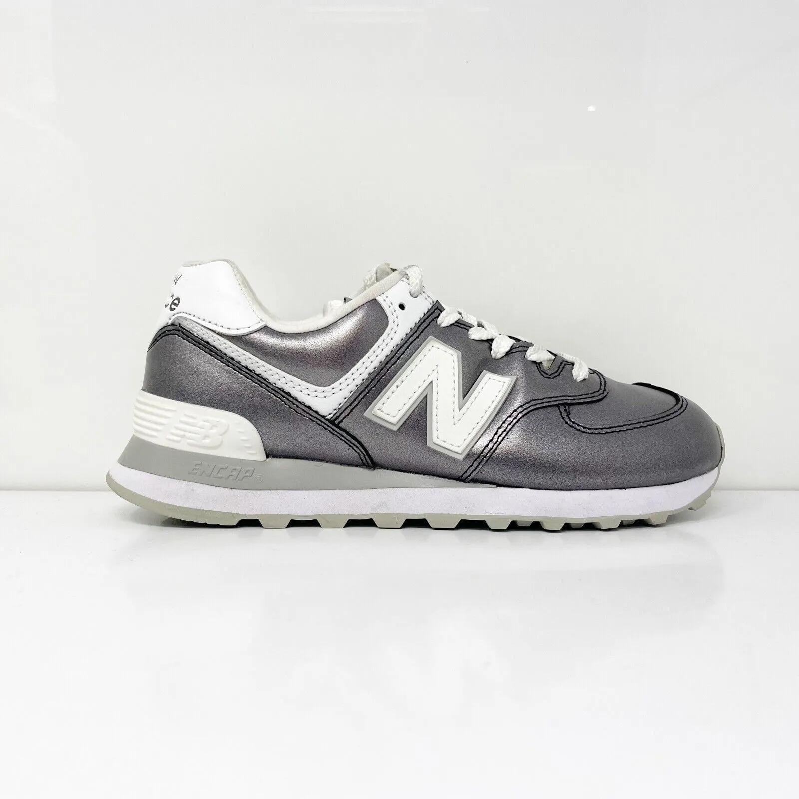 New Balance Womens 574 V2 WL574LD2 Black Casual Shoes Sneakers Size 7.5