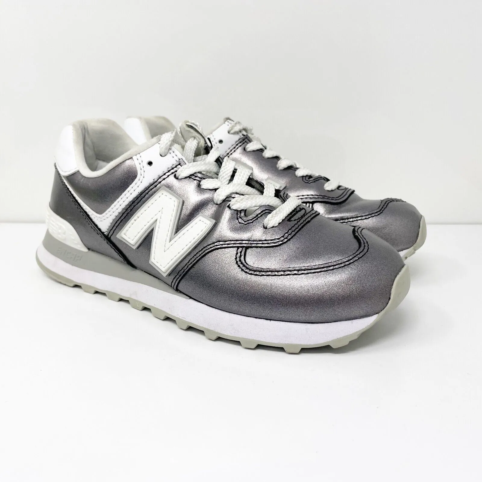 New Balance Womens 574 V2 WL574LD2 Black Casual Shoes Sneakers Size 7.5