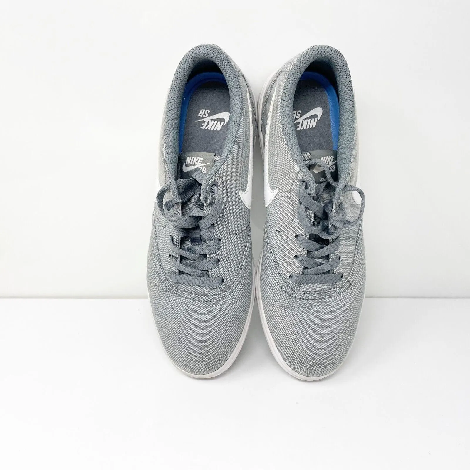 Nike Mens SB Check Solarsoft 843896-003 Gray Casual Shoes Sneakers Size 8