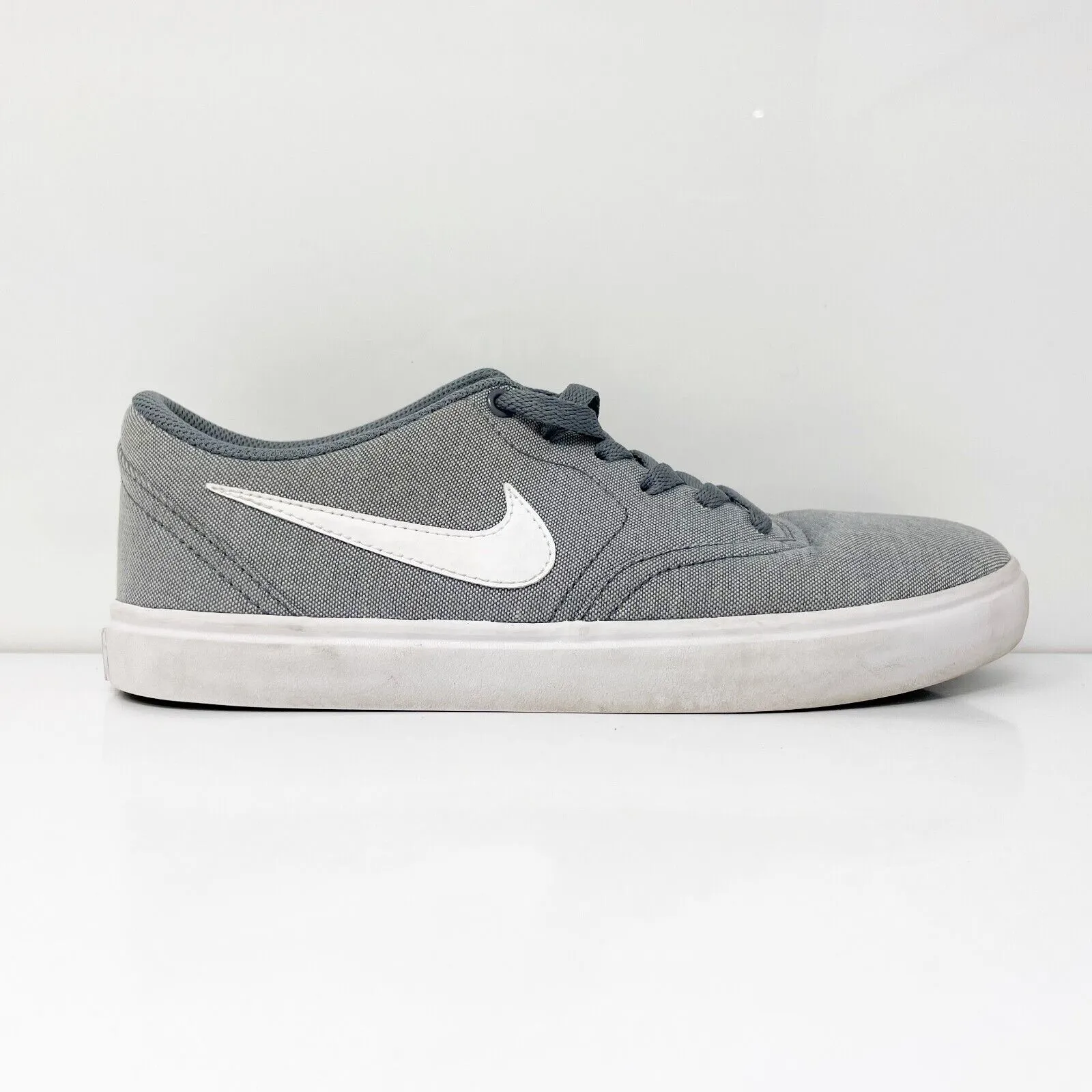 Nike Mens SB Check Solarsoft 843896-003 Gray Casual Shoes Sneakers Size 8