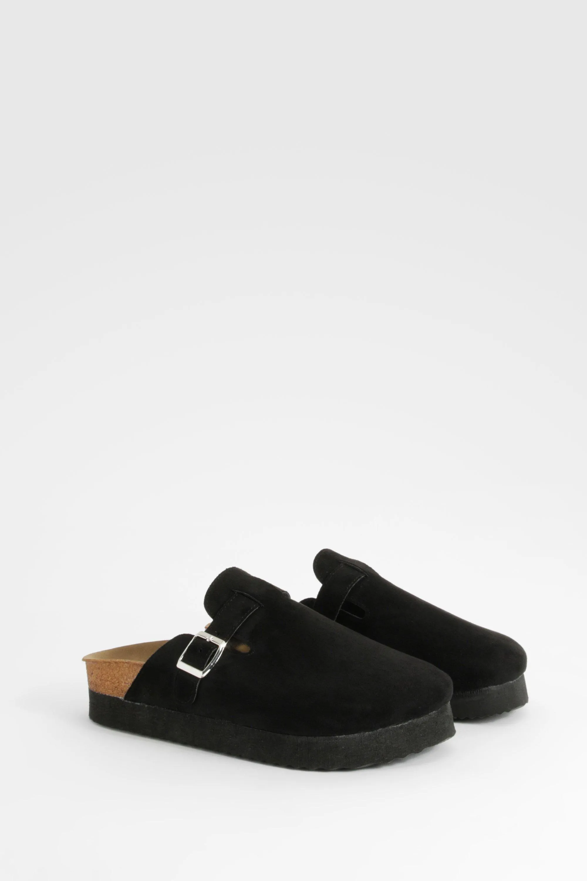 Platform Closed Toe Clogs