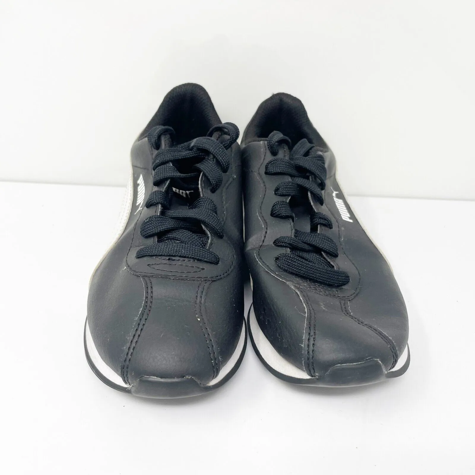 Puma Boys Turin II 366773-01 Black Casual Shoes Sneakers Size 4.5C