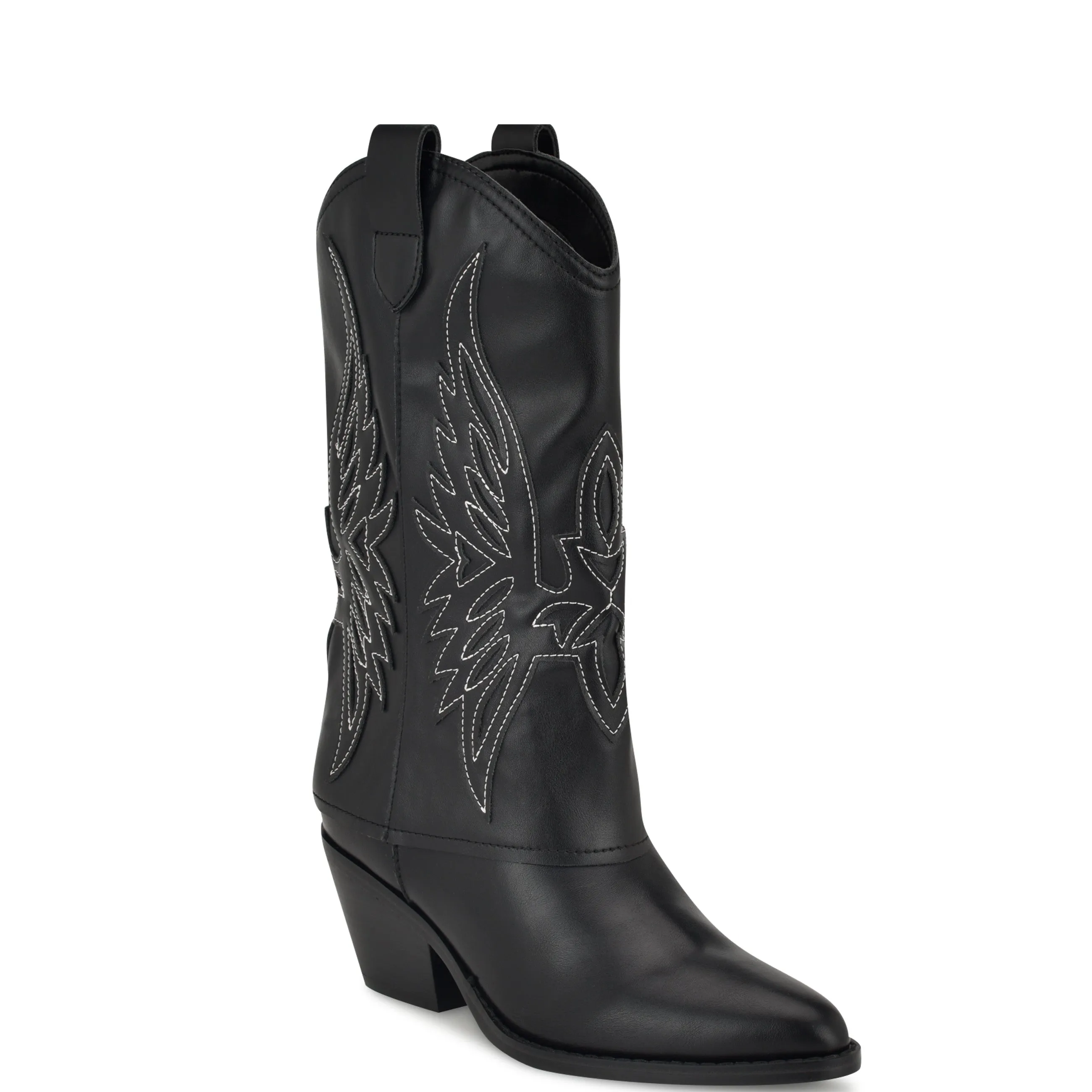 Ringer Detailed Western Boots