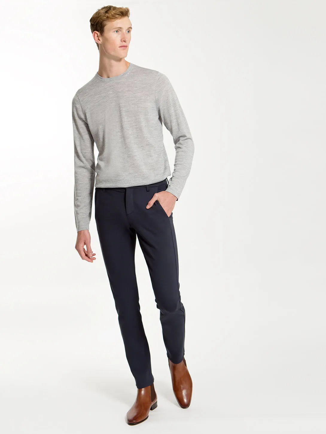 Stafford Slim Pant - Deep Anchor