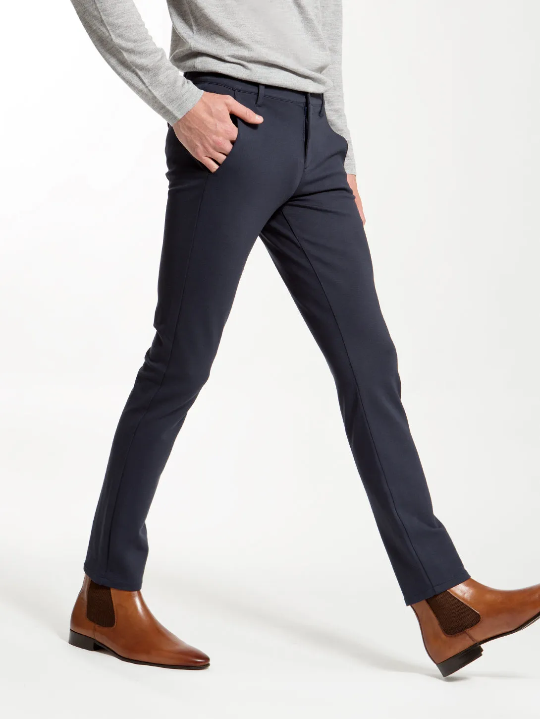 Stafford Slim Pant - Deep Anchor