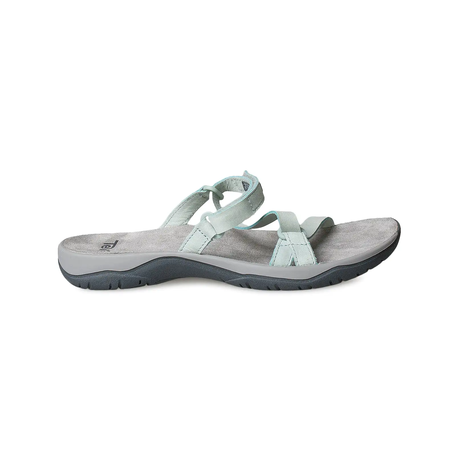 Teva Elzada Slide Gray Mist Sandals - Women's