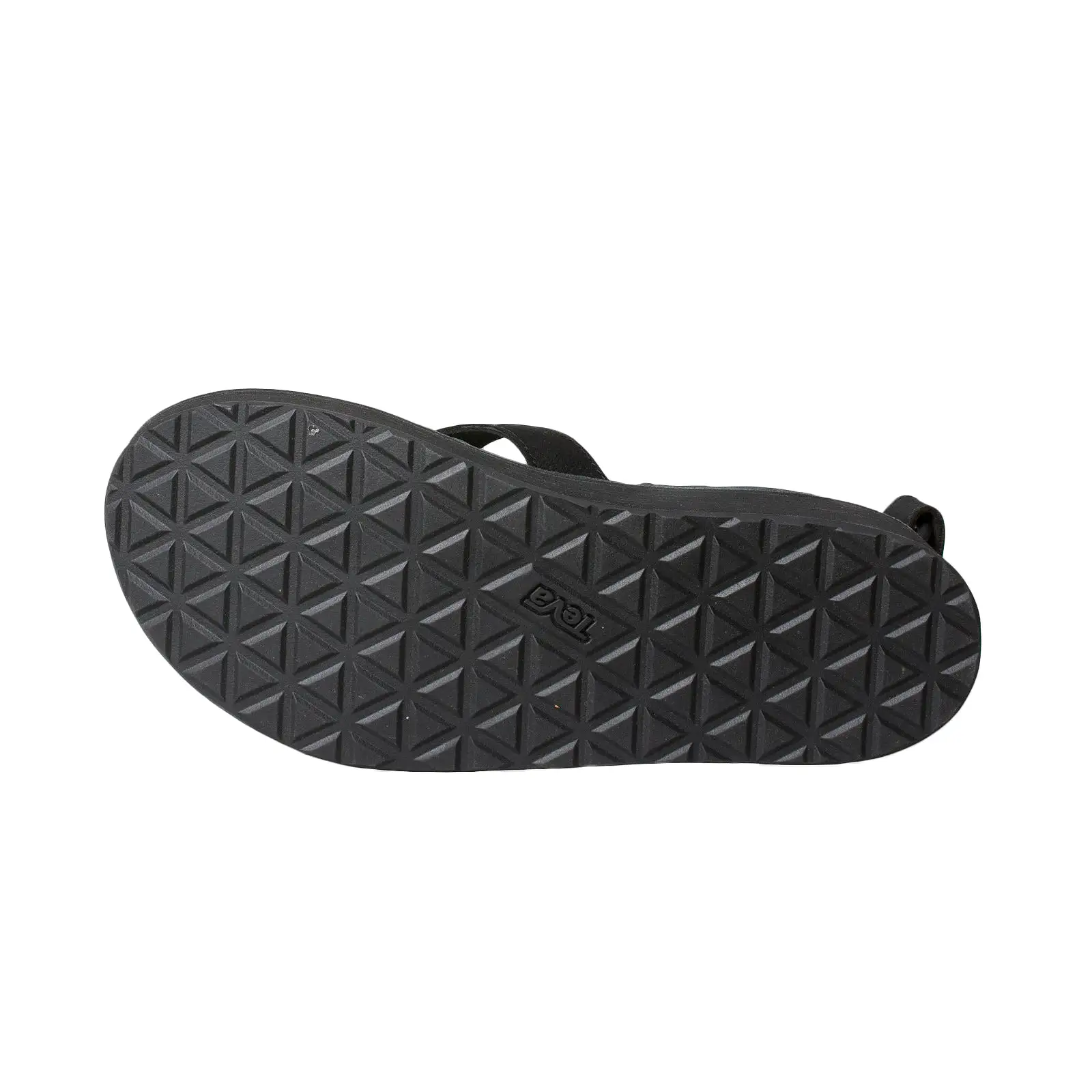 Teva Flatform Leather Black Sandal - Women's