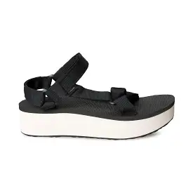 Teva Flatform Universal Black/Tan Sandals - Women's