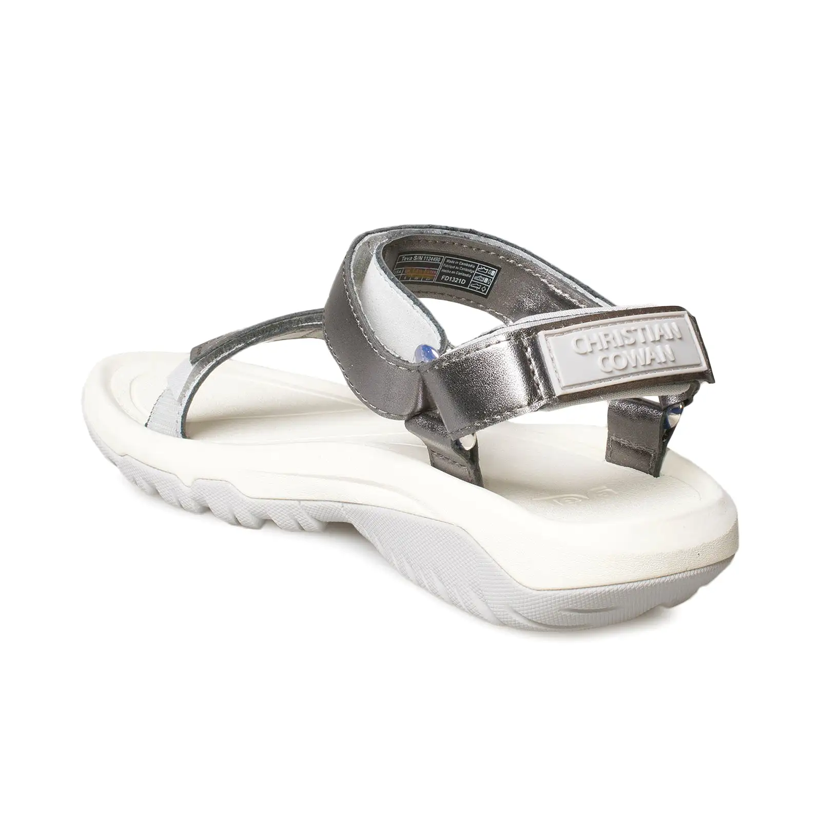 Teva Hurricane XLT 2 Christian Cowan Silver Sandals - Women's