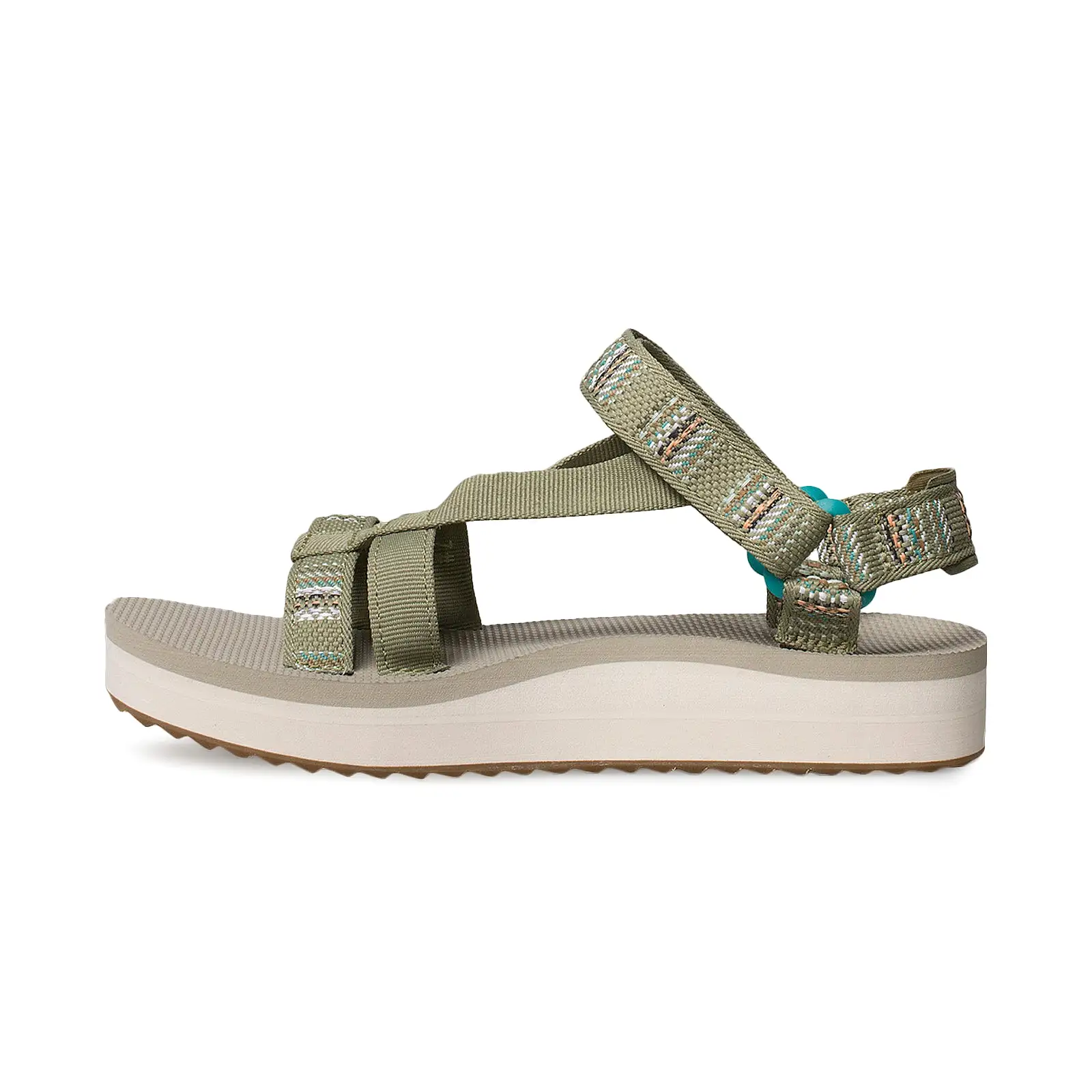 Teva Midform Arivaca Aviles Burnt Olive Sandals - Women's